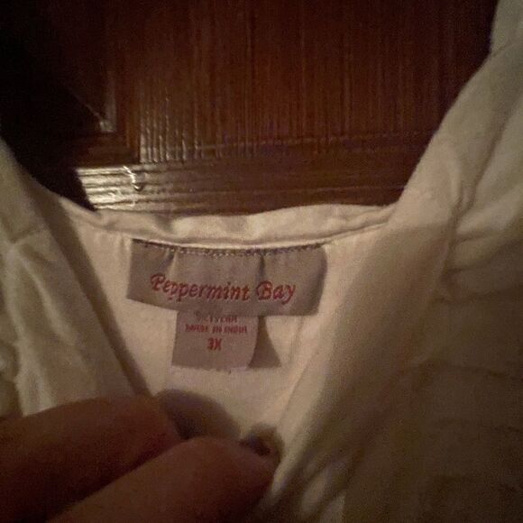 White Cotton Beach/Pool Coverup  - Picture 4 of 5